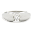 ティファニー Tiffany & Co ダイヤリング プラチナシルバー Pt950 リング 指輪 1Pダイヤ T＆Co. エルサペレッティ 9号