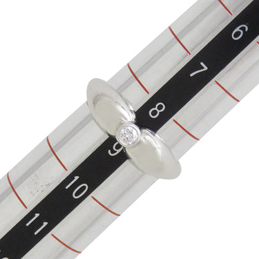 ティファニー Tiffany & Co ダイヤリング プラチナシルバー Pt950 リング 指輪 1Pダイヤ T＆Co. エルサペレッティ 9号