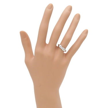 ティファニー Tiffany & Co ダイヤリング プラチナシルバー Pt950 リング 指輪 1Pダイヤ T＆Co. エルサペレッティ 9号