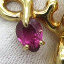 シャネル CHANEL クローバー リング オレンジXイエローゴールド K18YG シトリン ガーネット リング 指輪 黄 18K 750YG 14号