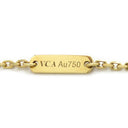 ヴァンクリーフアーペル Van Cleef & Arpels ヴィンテージ アルハンブラ ペンダント VCARP4KL00 イエローゴールド K18YG ネックレス Au750 ギヨシェ