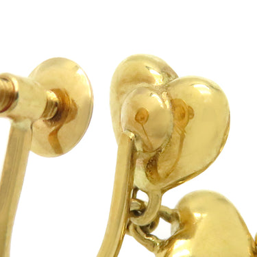 ショパール CHOPARD ハッピーダイヤモンド イエローゴールド K18YG ダイヤモンド イヤリング ムービングダイヤ 3P 三粒 18K Au750