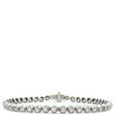 ノンブランド NON BRAND テニスブレスレット ホワイトゴールド K14WG ダイヤモンド ブレスレット 14K ダイヤブレスレット