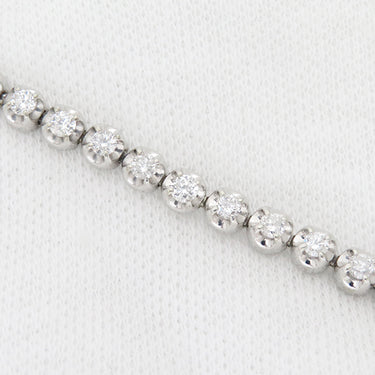 ノンブランド NON BRAND テニスブレスレット ホワイトゴールド K14WG ダイヤモンド ブレスレット 14K ダイヤブレスレット