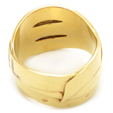 シャネル CHANEL ボルデュックリング ダイヤ イエローゴールド K18YG ダイヤモンド リング 指輪 ロゴ 17.5号 17.5号