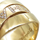 シャネル CHANEL ボルデュックリング ダイヤ イエローゴールド K18YG ダイヤモンド リング 指輪 ロゴ 17.5号 17.5号