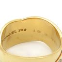 シャネル CHANEL ボルデュックリング ダイヤ イエローゴールド K18YG ダイヤモンド リング 指輪 ロゴ 17.5号 17.5号