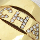 シャネル CHANEL ボルデュックリング ダイヤ イエローゴールド K18YG ダイヤモンド リング 指輪 ロゴ 17.5号 17.5号