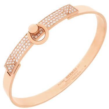 エルメス HERMES コリエ ド シアン PM H214444B 00ST ピンクゴールド K18PG ダイヤモンド ST ブレスレット 130石