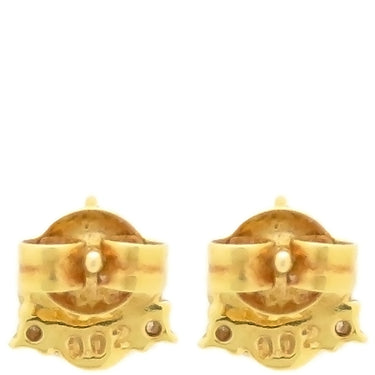 TASAKI TASAKI パール ダイヤ パールホワイトXイエローゴールド K18YG パール ダイヤモンド ピアス 750YG