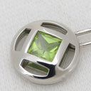 カルティエ Cartier パシャ グリッド ブレスレット ホワイトゴールド K18WG ペリドット アクアマリン アイオライト ブレスレット 750WG 18K 18金 バングル 色石 スクエアカット