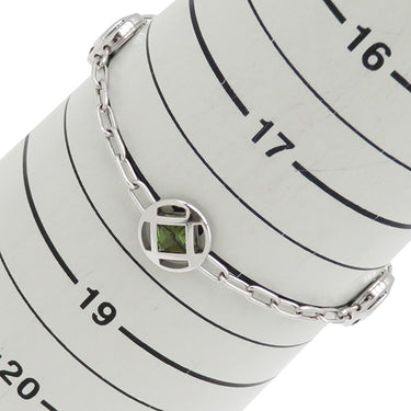 カルティエ Cartier パシャ グリッド ブレスレット ホワイトゴールド K18WG ペリドット アクアマリン アイオライト ブレスレット 750WG 18K 18金 バングル 色石 スクエアカット