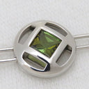 カルティエ Cartier パシャ グリッド ブレスレット ホワイトゴールド K18WG ペリドット アクアマリン アイオライト ブレスレット 750WG 18K 18金 バングル 色石 スクエアカット