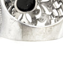 ノンブランド NON BRAND ブラックダイヤリング ホワイトゴールド K18WG ダイヤモンド ブラックダイヤモンド リング 指輪 11号