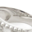 ノンブランド NON BRAND ブラックダイヤリング ホワイトゴールド K18WG ダイヤモンド ブラックダイヤモンド リング 指輪 11号