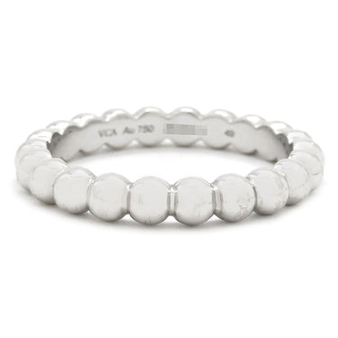 ヴァンクリーフアーペル Van Cleef & Arpels ペルレ ゴールドパール ミディアム VCARN9PC00 ホワイトゴールド K18WG #49(JP9) リング 指輪 750WG 18K 8.5号