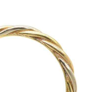 カルティエ Cartier スリーカラー ツイストリング ホワイトゴールドXイエローゴールドXピンクゴールド K18WG K18YG K18PG #51(JP11) リング 指輪 10号
