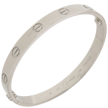 カルティエ Cartier LOVE ラブブレス 旧型 B6067616 ホワイトゴールド K18WG #16 ブレスレット 750WG 18K 18金 バングル