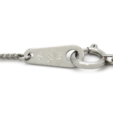 ノンブランド NON BRAND ダイヤ ペンダント プラチナシルバー Pt850 ダイヤモンド ネックレス