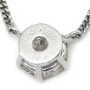 ノンブランド NON BRAND ダイヤ ペンダント プラチナシルバー Pt850 ダイヤモンド ネックレス