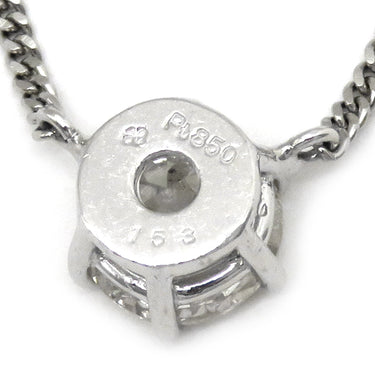 ノンブランド NON BRAND ダイヤ ペンダント プラチナシルバー Pt850 ダイヤモンド ネックレス