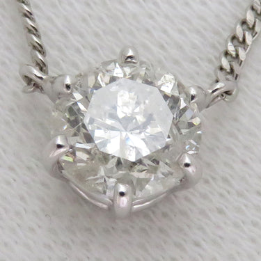 ノンブランド NON BRAND ダイヤ ペンダント プラチナシルバー Pt850 ダイヤモンド ネックレス