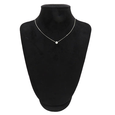 ノンブランド NON BRAND ダイヤ ペンダント プラチナシルバー Pt850 ダイヤモンド ネックレス