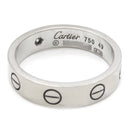 カルティエ Cartier ミニラブリング 1Pダイヤ B4050549 ホワイトゴールド K18WG ダイヤモンド #49(JP9) リング 指輪 LOVE Ring 750 18K WG 18金 9号