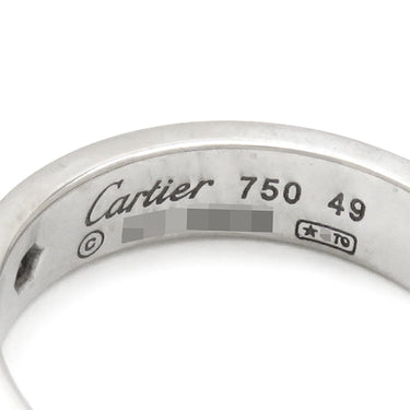 カルティエ Cartier ミニラブリング 1Pダイヤ B4050549 ホワイトゴールド K18WG ダイヤモンド #49(JP9) リング 指輪 LOVE Ring 750 18K WG 18金 9号
