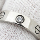 カルティエ Cartier ミニラブリング 1Pダイヤ B4050549 ホワイトゴールド K18WG ダイヤモンド #49(JP9) リング 指輪 LOVE Ring 750 18K WG 18金 9号