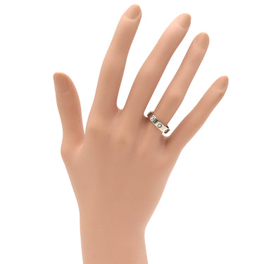 カルティエ Cartier ミニラブリング 1Pダイヤ B4050549 ホワイトゴールド K18WG ダイヤモンド #49(JP9) リング 指輪 LOVE Ring 750 18K WG 18金 9号