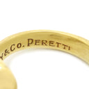 ティファニー Tiffany & Co オープンハート イエローゴールド K18YG リング 指輪 T＆Co. 750 750YG エルサ ペレッティ 7号