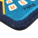 エルメス HERMES MagSafe エマン “アロ！” ブルーネイビー×マルチカラー スイフト フェルト カードケース 茶 iPhone マグネット