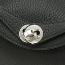 エルメス HERMES リンディ ミニ 20 ブラック トリヨンクレマンス ショルダーバッグ シルバー金具 新品 未使用 黒
