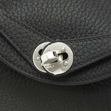 エルメス HERMES リンディ ミニ 20 ブラック トリヨンクレマンス ショルダーバッグ シルバー金具 新品 未使用 黒