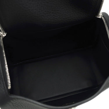 エルメス HERMES リンディ ミニ 20 ブラック トリヨンクレマンス ショルダーバッグ シルバー金具 新品 未使用 黒