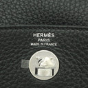 エルメス HERMES リンディ ミニ 20 ブラック トリヨンクレマンス ショルダーバッグ シルバー金具 新品 未使用 黒