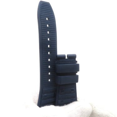 ブライトリング BREITLING スーパークロノマット 38mm用 ラバーバンド ネイビー ラバー 腕時計パーツ 未使用 純正 替え ベルト ストラップ 24mm ネイビー 紺