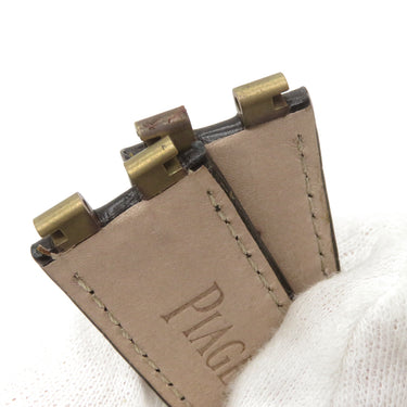 ピアジェ PIAGET ポロ用 クロコバンド ブラック クロコダイル 腕時計パーツ 未使用 純正 替え ベルト バンド ストラップ 20ｍｍ 黒 ブラック