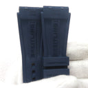 ブライトリング BREITLING スーパークロノマット 38mm用 ラバーバンド ネイビー ラバー 腕時計パーツ 未使用 純正 替え ベルト ストラップ 24mm ネイビー 紺