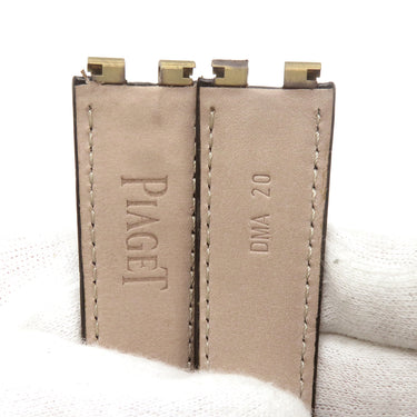 ピアジェ PIAGET ポロ用 クロコバンド ブラック クロコダイル 腕時計パーツ 未使用 純正 替え ベルト バンド ストラップ 20ｍｍ 黒 ブラック