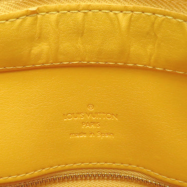 ルイヴィトン LOUIS VUITTON ヒューストン M91121 ジョーヌ モノグラムヴェルニ トートバッグ ゴールド金具 黄 ハンドバッグ