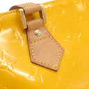 ルイヴィトン LOUIS VUITTON ヒューストン M91121 ジョーヌ モノグラムヴェルニ トートバッグ ゴールド金具 黄 ハンドバッグ