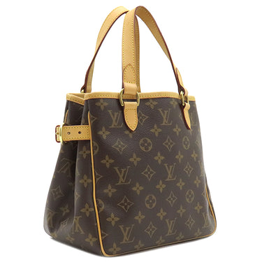 ルイヴィトン LOUIS VUITTON バティニョール M51156 モノグラム モノグラムキャンバス ハンドバッグ ゴールド金具 茶