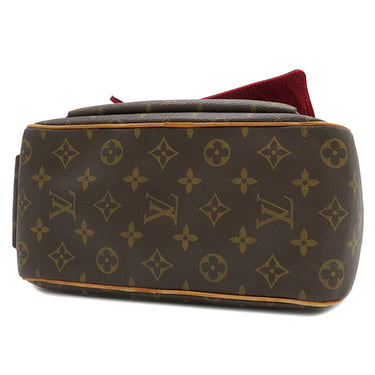 ルイヴィトン LOUIS VUITTON エクサントリ シテ M51161 モノグラム モノグラムキャンバス ハンドバッグ ゴールド金具 茶