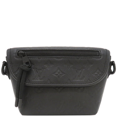 ルイヴィトン LOUIS VUITTON パルス ウェアラブル ウォレット M12636 ブラック モノグラムシャドウレザー ショルダーバッグ マットブラック金具 黒