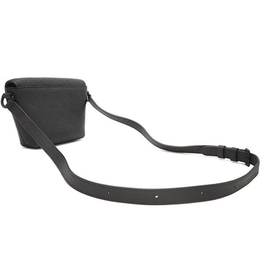 ルイヴィトン LOUIS VUITTON パルス ウェアラブル ウォレット M12636 ブラック モノグラムシャドウレザー ショルダーバッグ マットブラック金具 黒