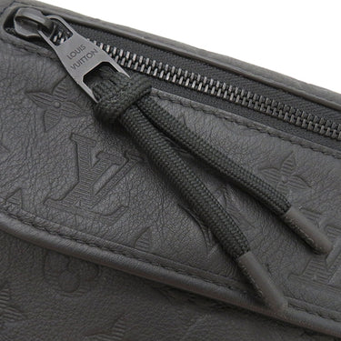 ルイヴィトン LOUIS VUITTON パルス ウェアラブル ウォレット M12636 ブラック モノグラムシャドウレザー ショルダーバッグ マットブラック金具 黒