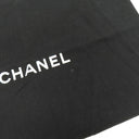 シャネル CHANEL ロゴ サコッシュ ブラック レザー ショルダーバッグ 黒