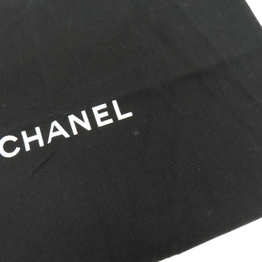 シャネル CHANEL ロゴ サコッシュ ブラック レザー ショルダーバッグ 黒